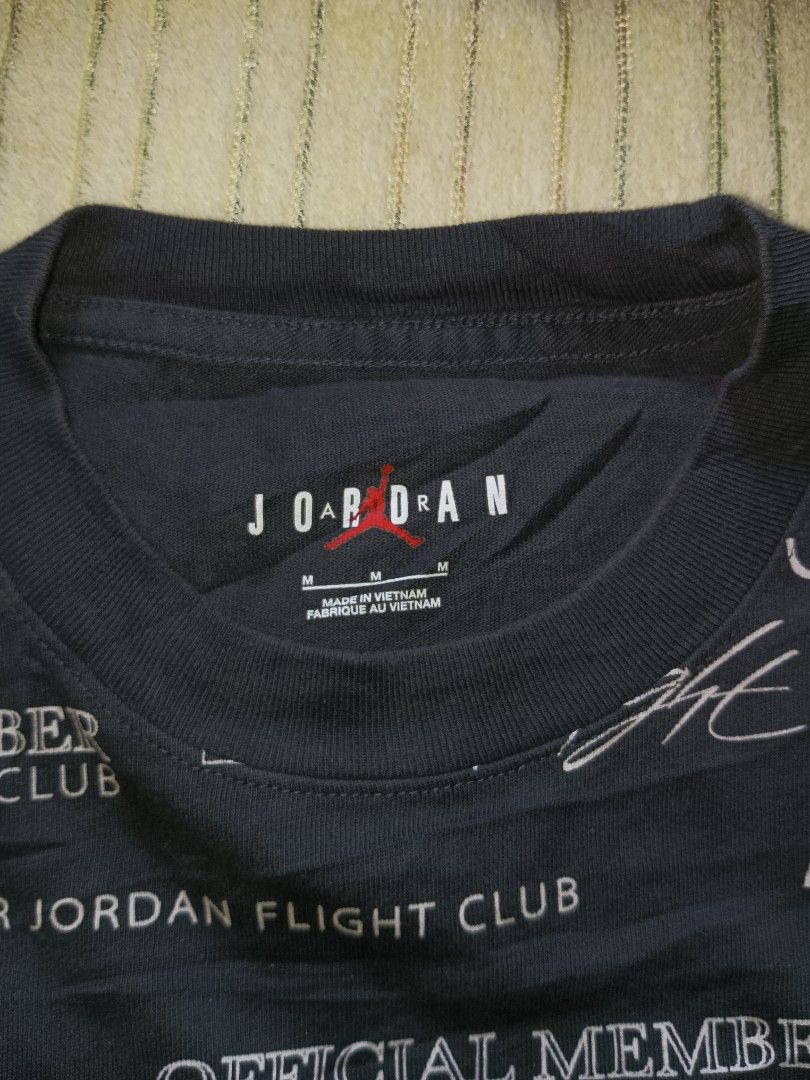 Jordan T-shirt Good Condition (Category: Tshirts & Polo Shirts ) located in Moalboal. Submitted by domosmogfr47533 (Listing ID 1439189487, Image 2). Description: Jordan Flight MVP 85 T-shirt,a red Jumpman logo is embroidered,size medium fit to large,no issue , south cebu location DM 📩.