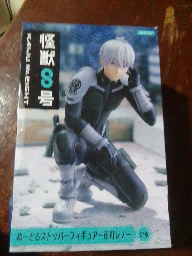Kaiju No. 8 Ichikawa Leno Figure (Category: Figurines & Statues) located in Santa Rosa. Submitted by animemerchcollection (Listing ID 1439149831, Image 1). Description: - Ichikawa Leno figure from Kaiju No. 8. - Kneeling pose. (shipped FOLd) - Prize figure. - Includes original box. - Box features Kaiju No. 8 logo and FuRyu brand..