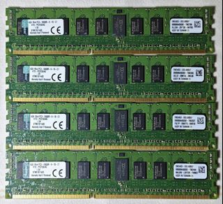 Kingston 4GB x 4 DDR3 10600R ECC Server Memory464897860258375680