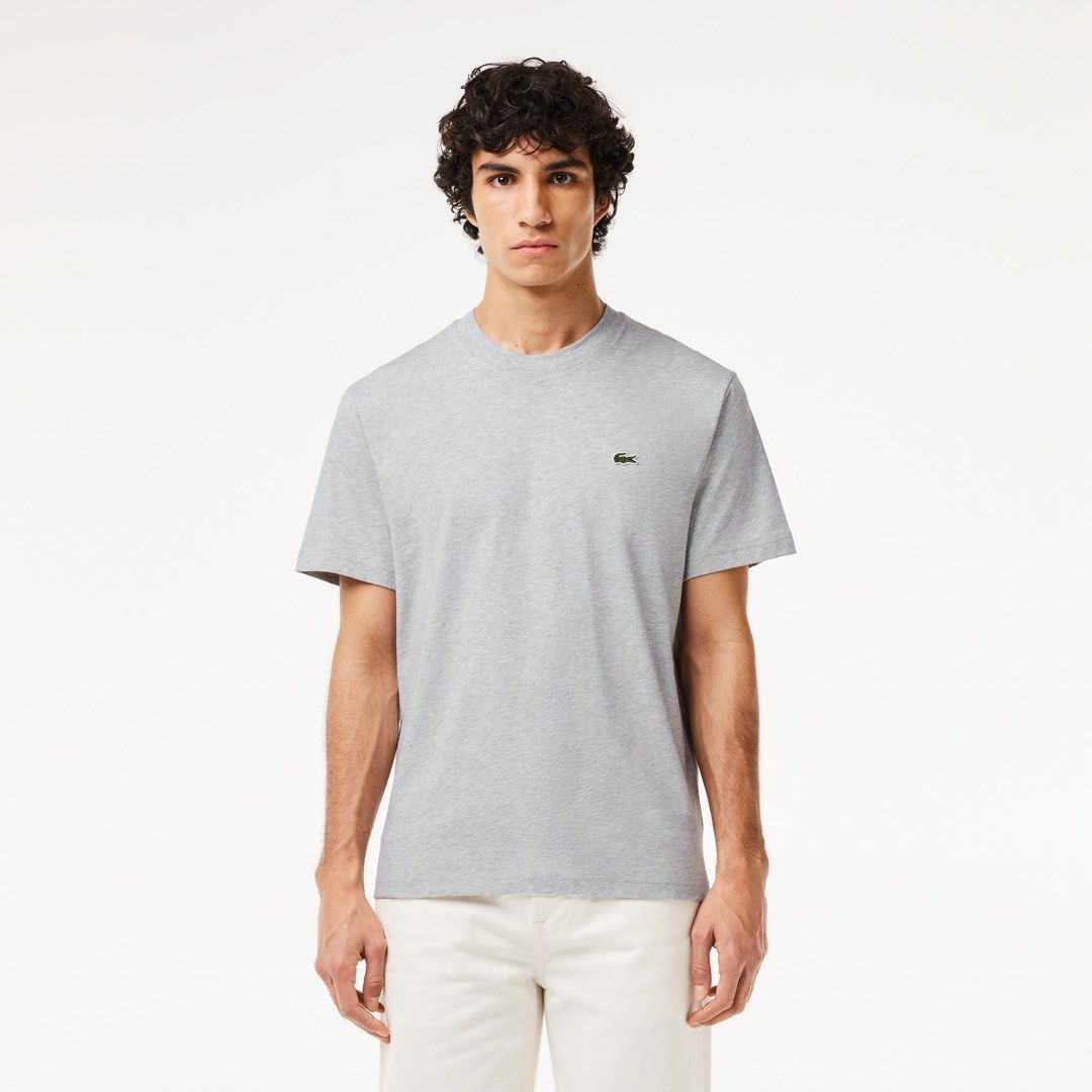 Lacoste Grey Pima Cotton T-Shirt (Category: Tshirts & Polo Shirts ) located in Manila. Submitted by gingerbreadman20 (Listing ID 1399390246, Image 1). Description: For sale lacoste pima cotton Classic fit cotton jersey tshirt Color gray size 3 Brand new with tags and paper bag Orig price is 4250, for sale 2.5k only .