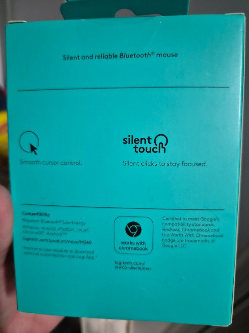 Logitech M240 Silent Bluetooth Mouse - Rose460077195288924161