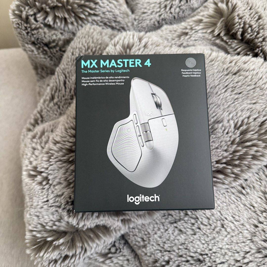 Logitech MX Master 4 Wireless Ergonomic Mouse - Pale Grey460059066352936964