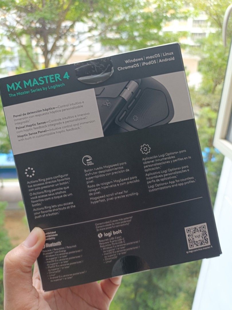 Logitech MX Master 4 Wireless Mouse - Brand New460619540858163201
