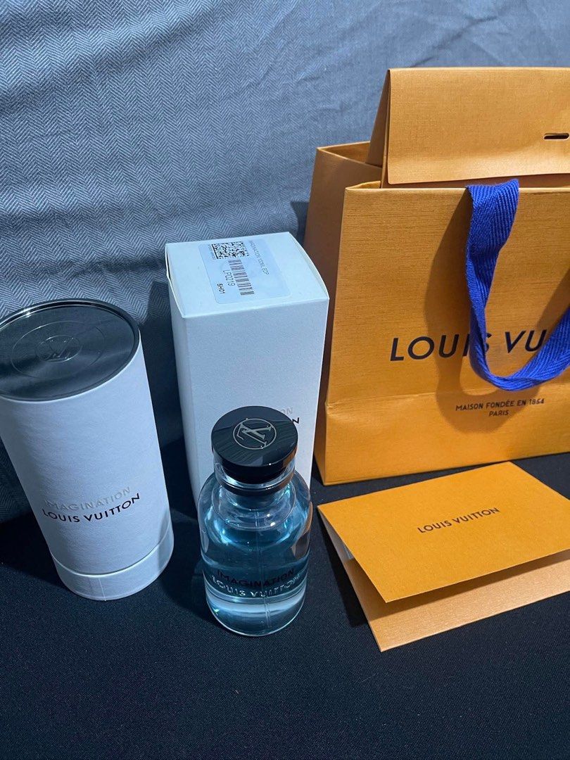 Louis Vuitton Imagination Eau de Parfum (Category: Fragrance & Deodorants) located in Manila. Submitted by ktrend.mnl (Listing ID 1439167864, Image 3). Description: - Authentic Louis Vuitton Imagination Eau de Parfum - Includes original packaging: box, cylindrical container, shopping bag, and recipt - 80/100ml -No time na for decant business. -this is for unisex. I have one 10ml of this for travel hehe - bought for 21k plus. I can give the receip