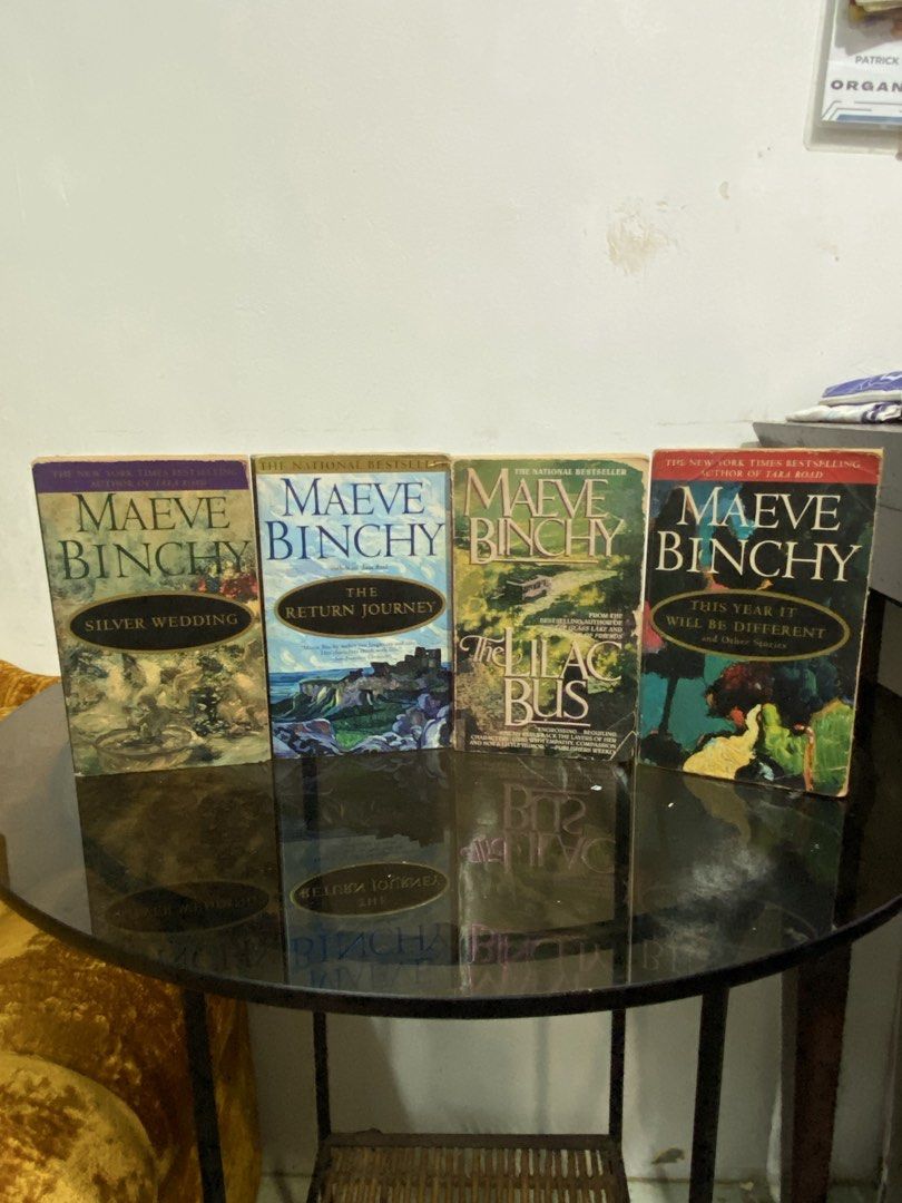 Maeve Binchy Books (take all) (Category: Storybooks) located in Cavite. Submitted by krabbypatty25 (Listing ID 1439207351, Image 3). Description: - Sold as set only - Tarnishing pages - Mass Market Paper Back - Collectibles - Negotiable - Shipping fee should be shouldered by the buyer Mode of Payment: Gcash, Maya, Bank Transfer Mode of Delivery: Lalamove, JnT, LBC.