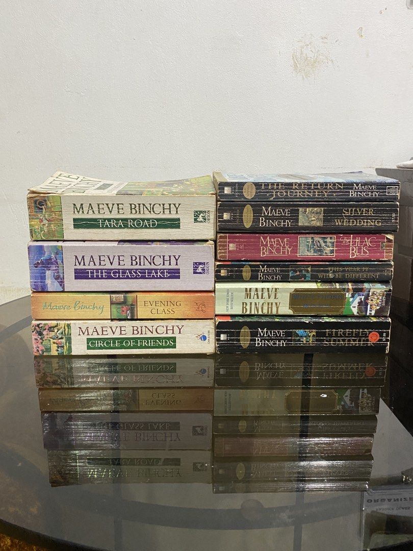 Maeve Binchy Books (take all) (Category: Storybooks) located in Cavite. Submitted by krabbypatty25 (Listing ID 1439207351, Image 1). Description: - Sold as set only - Tarnishing pages - Mass Market Paper Back - Collectibles - Negotiable - Shipping fee should be shouldered by the buyer Mode of Payment: Gcash, Maya, Bank Transfer Mode of Delivery: Lalamove, JnT, LBC.