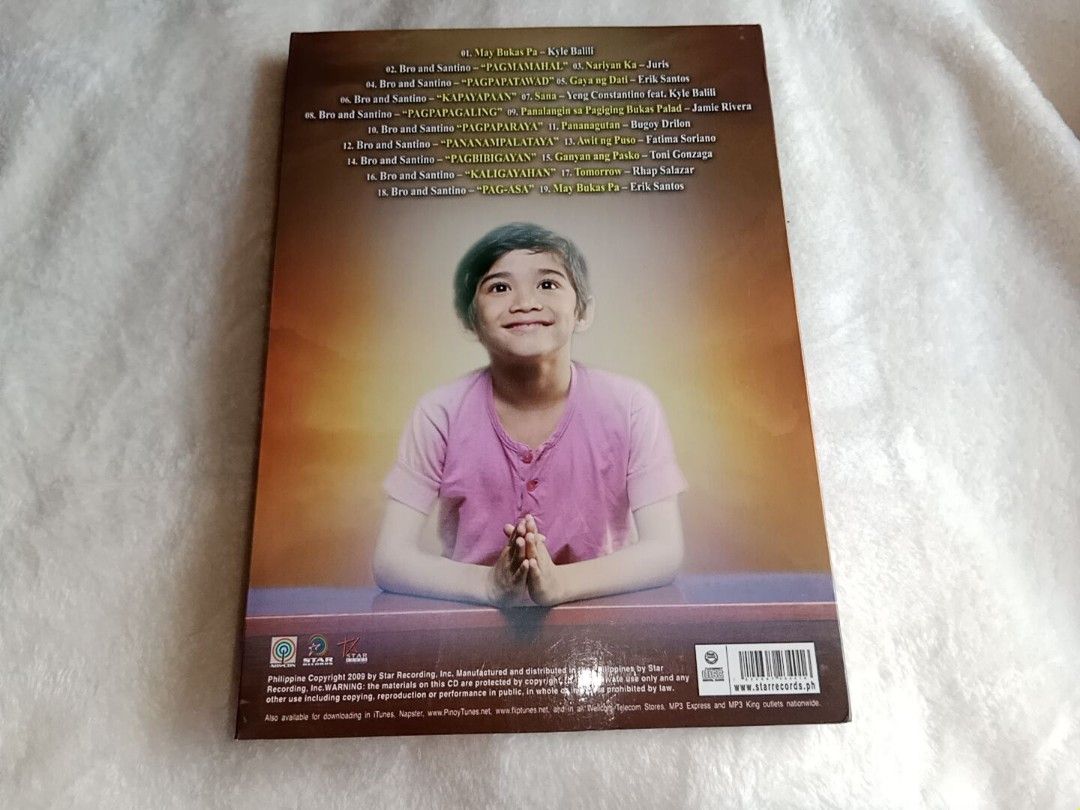 May Bukas Pa Teleserye Soundtrack CD (Category: CDs & DVDs) located in Manila. Submitted by angeloarce64172 (Listing ID 1439122544, Image 3). Description: - Original "May Bukas Pa" Soundtrack CD - Features songs from the popular teleserye - Comes in its original packaging - Includes images from the show - Tracklist visible in photos - Great for "May Bukas Pa" fans!.