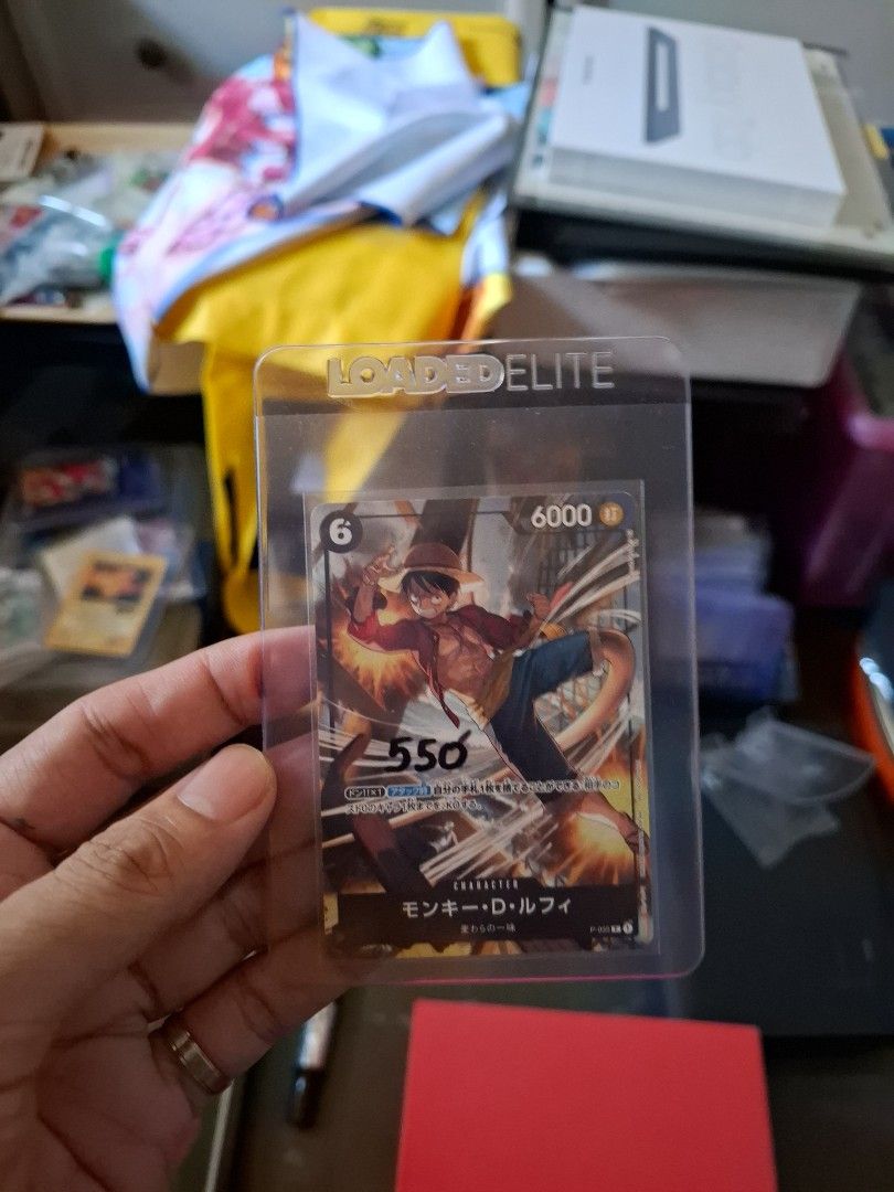 Monkey D Luffy P-035 Promo card (Category: Raw Singles) located in Las Pinas. Submitted by All.here_OnlineShop (Listing ID 1439081783, Image 1). Description: Monkey D Luffy P-035 PROMO Event Giveaway ONE PIECE Card Game Japanese in case. 250 only Location: Las piñas.