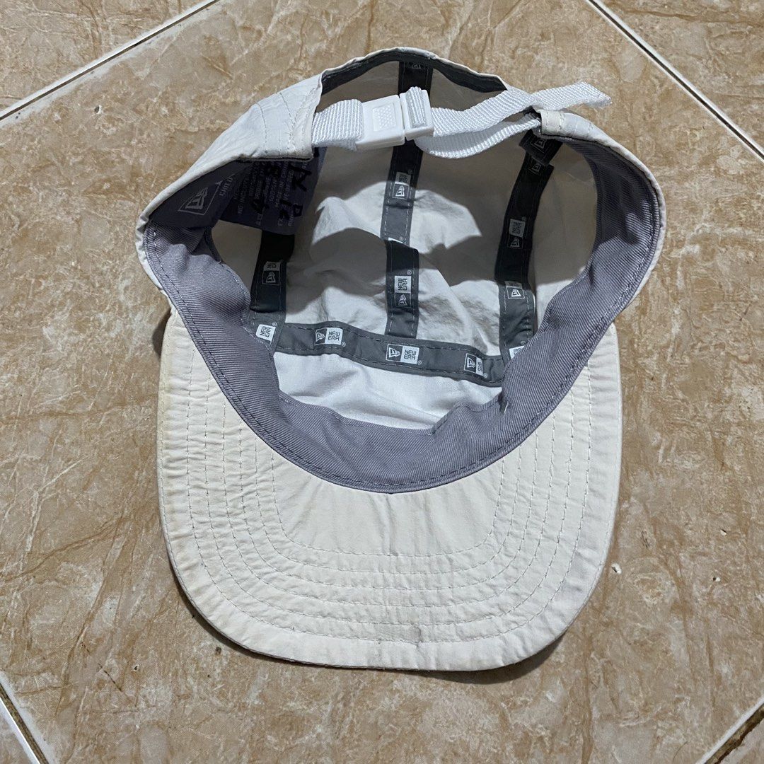 NEW ERA 5 PANEL CAP YOUTH (Category: Caps & Hats) located in Manila. Submitted by killthismane (Listing ID 1439210345, Image 2). Description: White New Era 5 Panel camp cap made from lightweight nylon material. 4-6 yrs old fit.