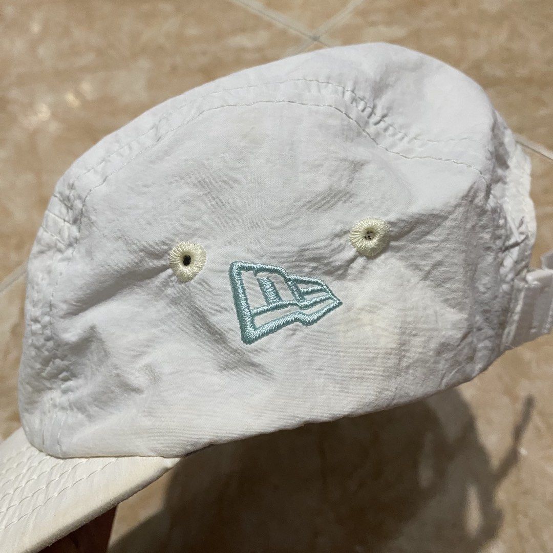 NEW ERA 5 PANEL CAP YOUTH (Category: Caps & Hats) located in Manila. Submitted by killthismane (Listing ID 1439210345, Image 3). Description: White New Era 5 Panel camp cap made from lightweight nylon material. 4-6 yrs old fit.