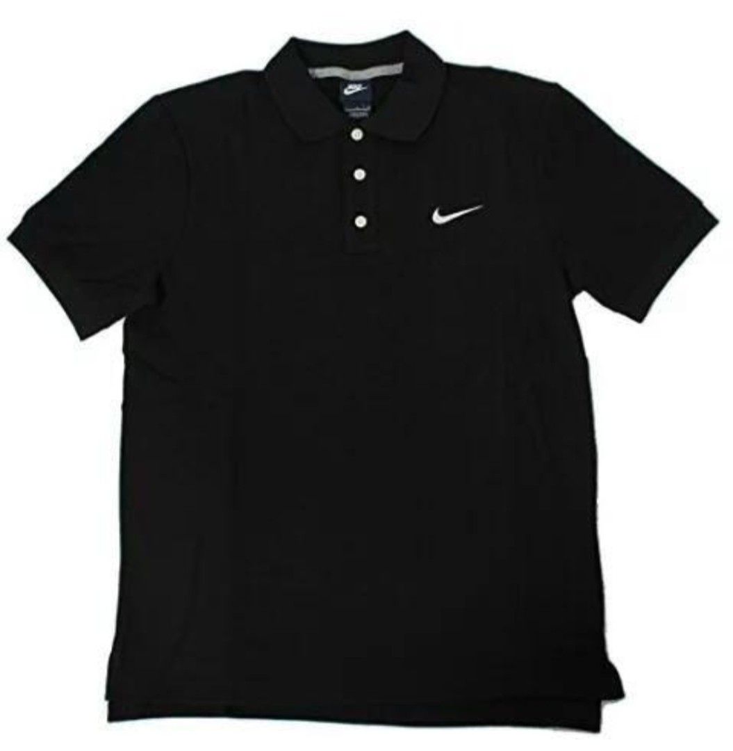Nike Black Polo Shirt Medium Side swoosh (Category: Tshirts & Polo Shirts ) located in Quezon City. Submitted by jameshellwig1990 (Listing ID 1439131808, Image 1). Description: Nike Black Polo Shirt Medium Embroidered Side swoosh orig authentic brandew medium cainta meetup pickup lalamove lbc jnt.