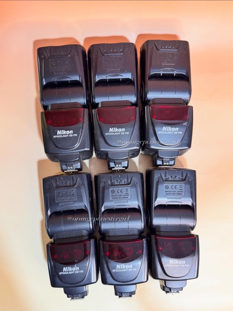 Nikon Speedlight SB-700 Flash (Category: Flashes) located in Bulacan. Submitted by orangepixiestixgirl (Listing ID 1431617590, Image 1). Description: ‼️message me on ig, @orangepixiestixgirl for inquiries and transactions‼️ ‼️ CAN’T REPLY HERE ‼️ Nikon Speedlight SB-700 Flash —No power. Clean battery contacts. —can be use for parts, for repair, for display. —Sold as-is. Php 2000 + sf for Take All. MOP: Gcash Courier: Flash Express, LBC, or Lalamo