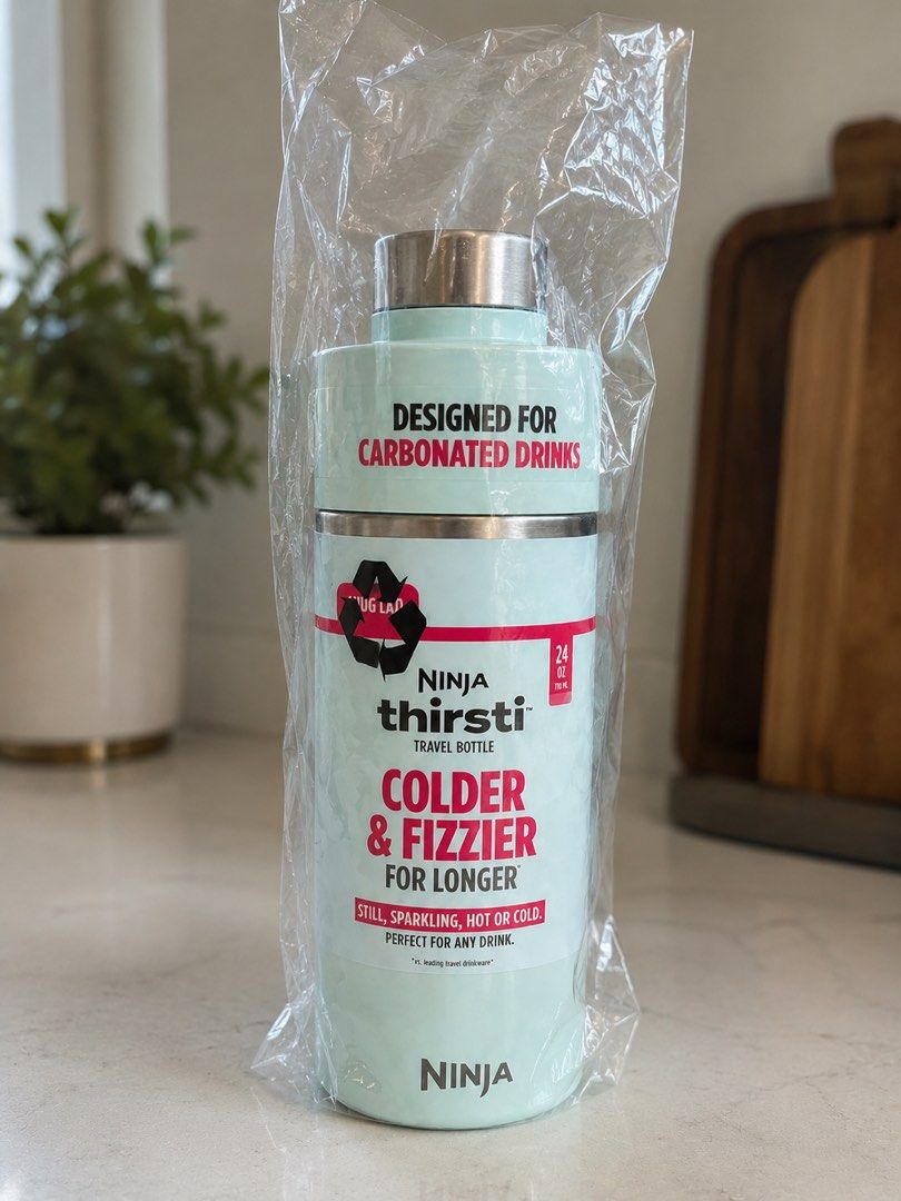 Ninja Thirsti Travel Bottle - Designed for Carbonated Drinks460131952808448000