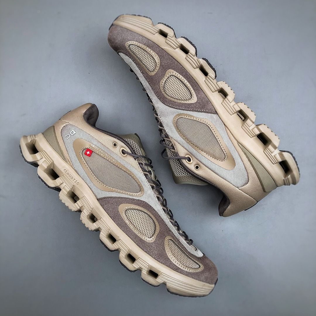 On Cloudnova Beige/Brown Swiss-Engineered Running Sneakers (Category: Sneakers) located in Singapore. Submitted by yannastorage1 (Listing ID 1439169156, Image 3). Description: .
