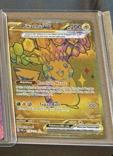 pokemon card pikachu basic 50X Pokémon Booster Packs and Two Golden Tickets – MysteryPokeSlabs main image 0