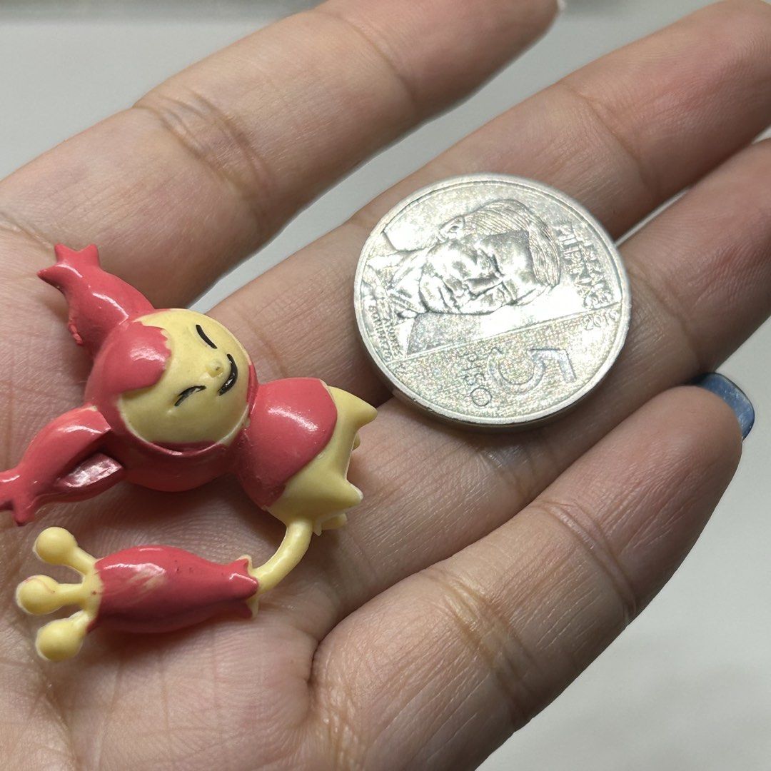 POKEMON SKITTY MINI FIGURE (Category: Toys & Games) located in Quezon City. Submitted by kitsune.treasures (Listing ID 1439168256, Image 3). Description: *First to pay policy! *1 day reservation only. Failure to pay on time, auto cancel. 📍Quezon City * MOD: J&T | Lalamove * MOP: GCASH | BPI 📦ON HAND AND READY TO SHIP CONDITION: WHAT YOU SEE IS WHAT YOU GET. Dimensions: Kindly check the photos for the actual measurements. Please check all the ph