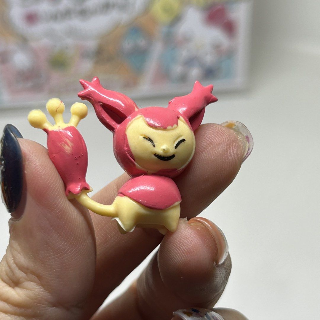 POKEMON SKITTY MINI FIGURE (Category: Toys & Games) located in Quezon City. Submitted by kitsune.treasures (Listing ID 1439168256, Image 1). Description: *First to pay policy! *1 day reservation only. Failure to pay on time, auto cancel. 📍Quezon City * MOD: J&T | Lalamove * MOP: GCASH | BPI 📦ON HAND AND READY TO SHIP CONDITION: WHAT YOU SEE IS WHAT YOU GET. Dimensions: Kindly check the photos for the actual measurements. Please check all the ph