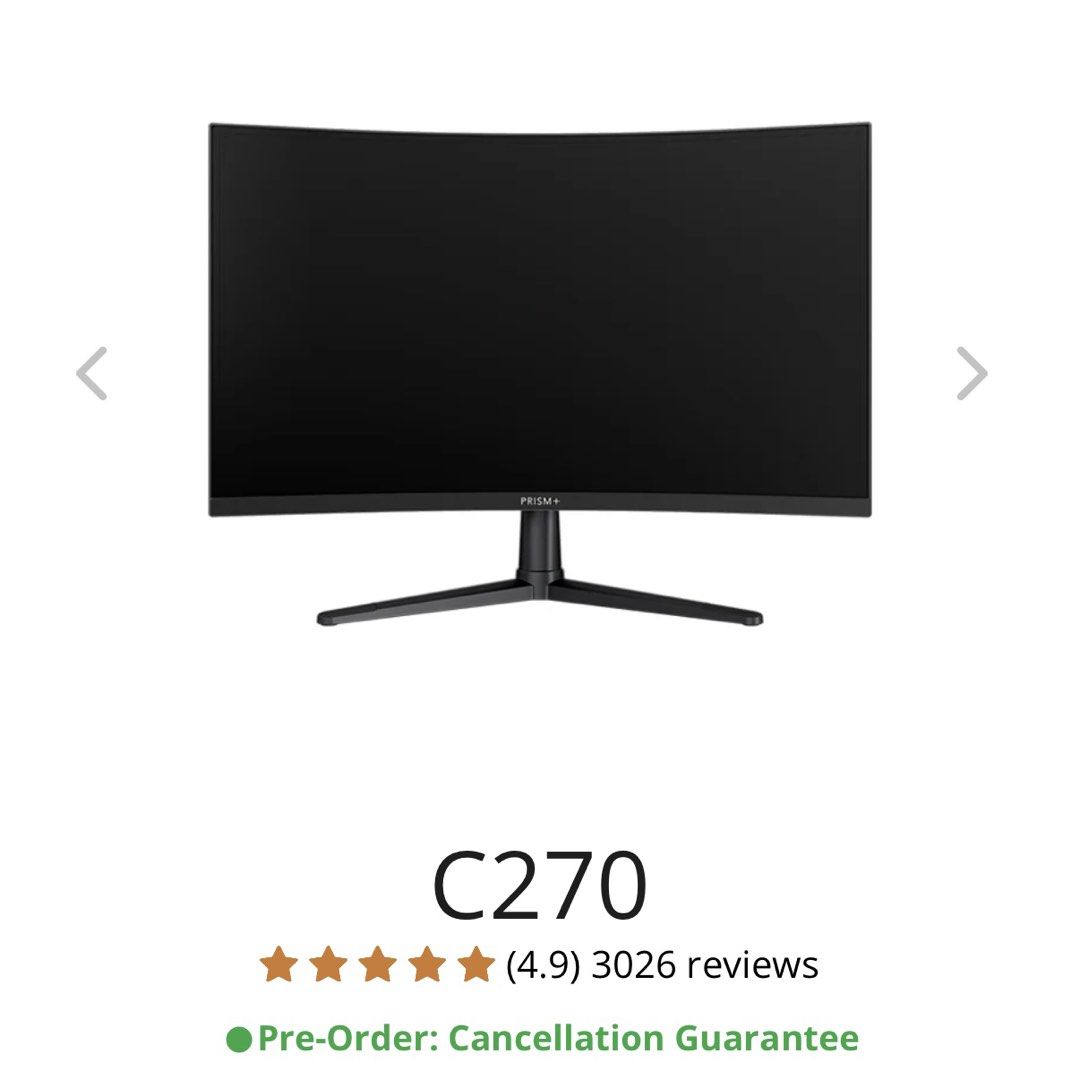 prism c270 with burned screen460402370691747840