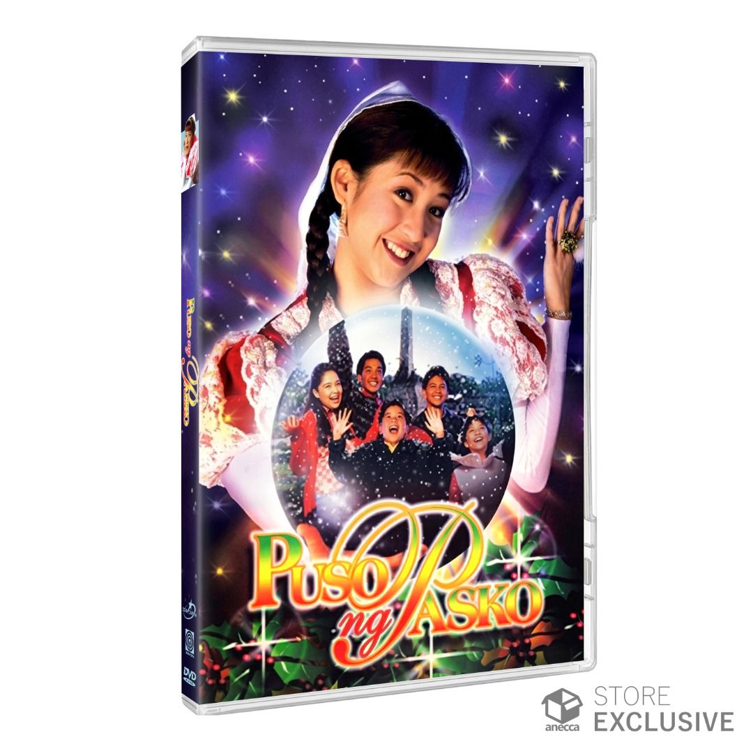 Puso ng Pasko (DVD) | Store Exclusive (Category: CDs & DVDs) located in Taguig. Submitted by anecca (Listing ID 1439181444, Image 1). Description: • All Region • Very good Please message if you have any concerns or requests. Keywords for buyers: Filipino Christmas Movie.