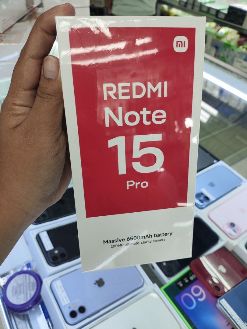 Redmi Note 15pro 12/512gb (Category: Xiaomi) located in San Juan City. Submitted by ABTGadgets (Listing ID 1439115176, Image 3). Description: Redmi Note 15 Pro (12/512GB ) – Brand New Sealed 📱 12GB RAM / 512GB Storage ⚡ 5G Ready 🎨 Color: Blue 📦 Brandnew Sealed 🔓 Openline (all networks) 🛡️ With 1 Year Warranty 💰 Selling Price: ₱15,499 🔄 Open for swap (lower unit + cash, depende sa offer) 📍 Available sa physical store Greenhills, 2nd Floor 