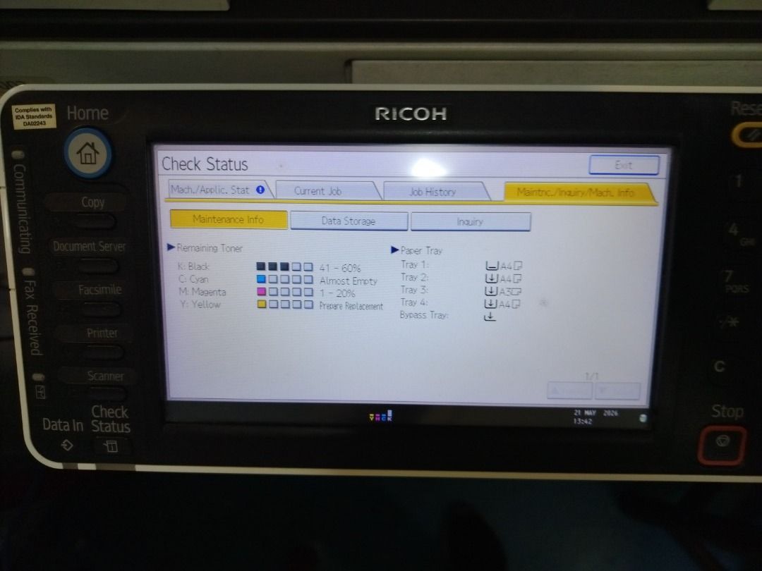 Ricoh MP C3003 Color Multifunction Printer460184720487239681