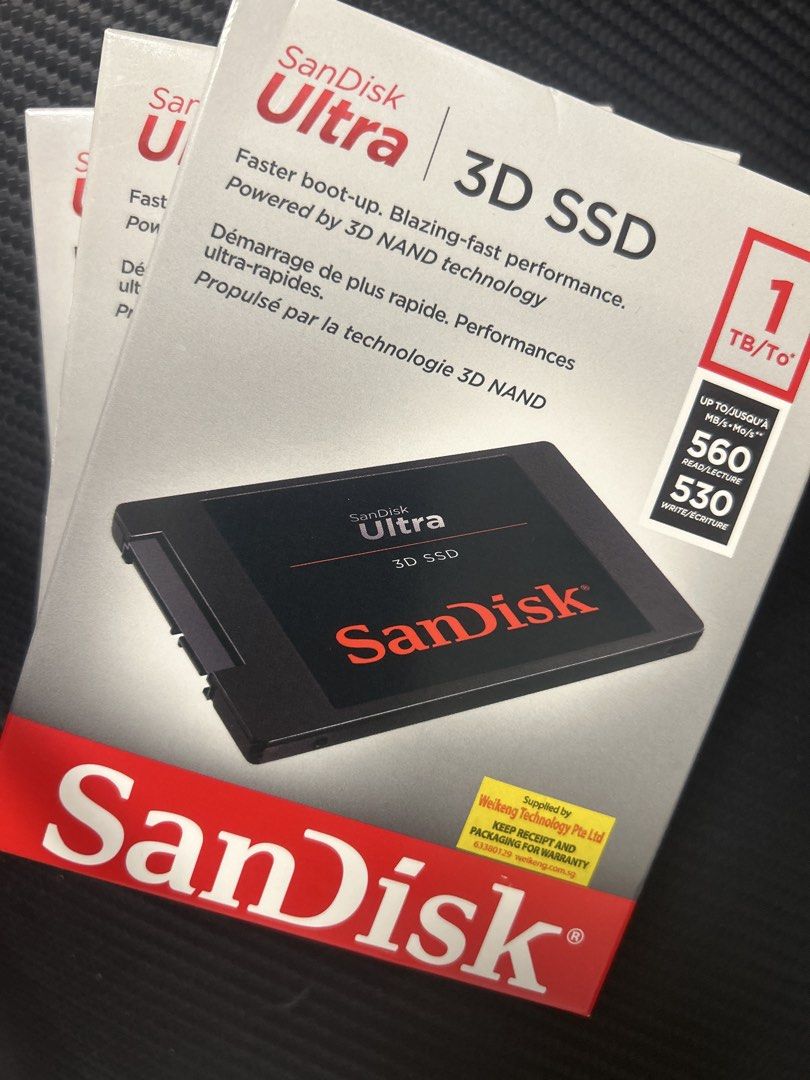 SanDisk Ultra 3D SSD 1TB460400568630005760
