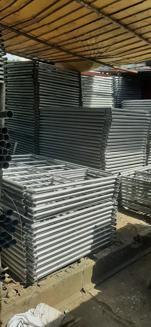 Scaffolding Items for Rent (Category: Construction & Building Materials) located in Quezon City. Submitted by herez.esteban (Listing ID 1439096791, Image 2). Description: Scaffolding Items for RENT? For inquiries, please call or text to 09268992470 GI H-Frame Scaffolding 1.2m x 1.7m x 1.8m GI H-Frame Scaffolding 1.2m x 0.9m x 1.8m GI Catwalk GI Shoring Jack GI Scaffolding Ladder Adjustable Base Jack Adjustable U-Head Gi Pipe of Different Length S