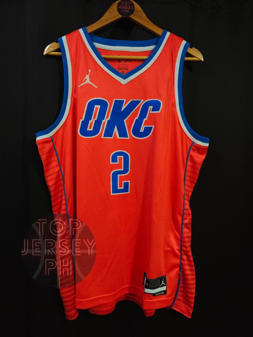 Shai Gilgeous-Alexander OKC Thunder Statement Edition Jersey (Category: Activewear) located in Manila. Submitted by topjerseyph (Listing ID 1439150756, Image 3). Description: Shai Gilgeous-Alexander OKC Thunder Statement Edition Jersey ₱1,250 each ▪️ All colorways are available ▪️ XS to XXL (Youth sizes also available) ▪️ Can be customized ▪️ Premium quality More jersey designs are available. Made to order ETA 7-10 days Shipping & COD available n