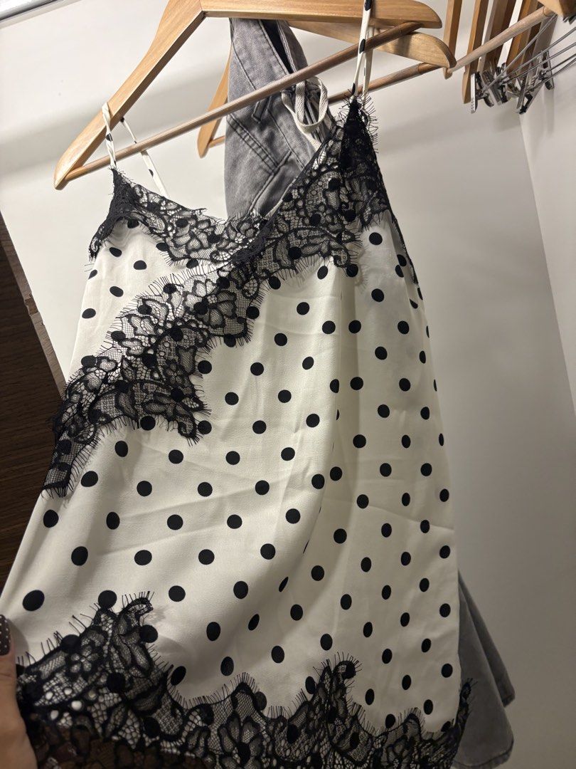 silk lingerie style top (Category: Sleeveless) located in Quezon City. Submitted by beatriz3030 (Listing ID 1439153742, Image 1). Description: Worn only once.