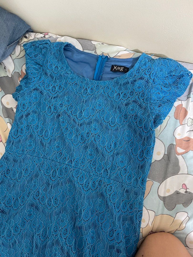 Size Large Blue Lace Dress (Category: Dresses) located in Quezon City. Submitted by leocurations (Listing ID 1439170082, Image 1). Description: .