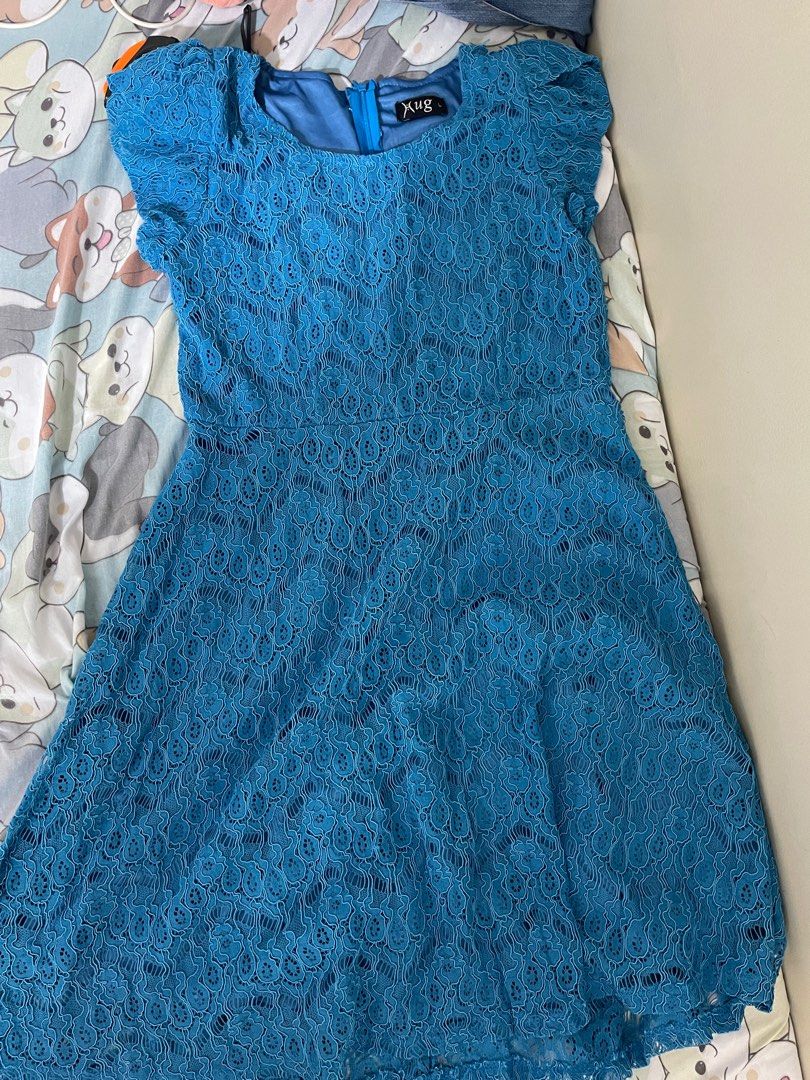 Size Large Blue Lace Dress (Category: Dresses) located in Quezon City. Submitted by leocurations (Listing ID 1439170082, Image 2). Description: .