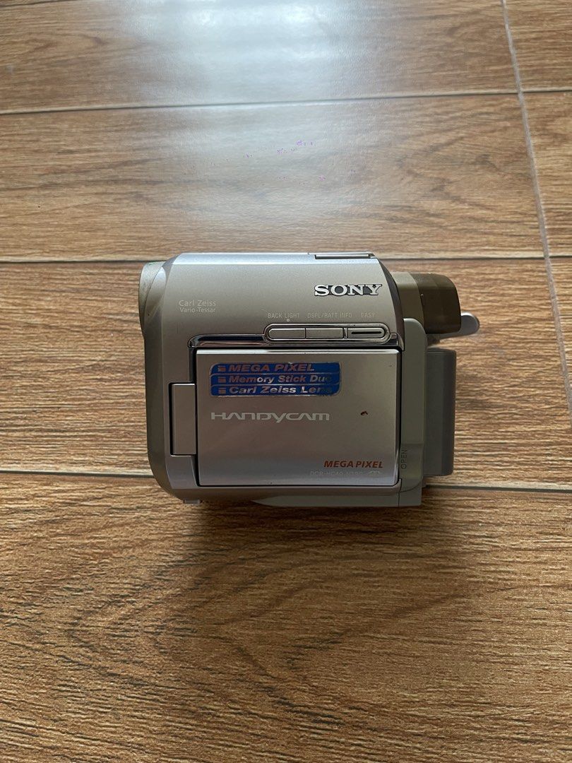 Sony Handycam DCR-HC40 MiniDV (Category: Video Cameras) located in San Pablo. Submitted by teenagegrrlgang (Listing ID 1439128013, Image 2). Description: Selling my Sony DCR-HC40 camcorder. Overall unit is working and can still record/playback properly. Condition: - Camera is fully functional (video/audio recording works) - LCD screen is not working / has display issue - You can still use and view footage through the viewfinder - Buttons and main
