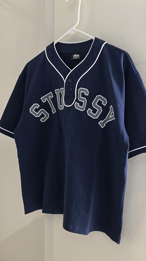 Stussy Arch logo Baseball Jersey (Category: Tshirts & Polo Shirts ) located in Subic. Submitted by grail.stuffz (Listing ID 1439112795, Image 1). Description: .