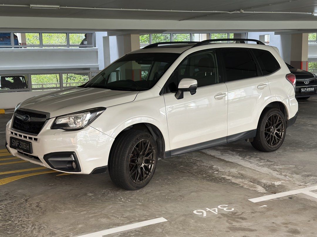 Subaru Forester 2.0 Auto (Category: Used Cars) located in Singapore. Submitted by kingmotors_sg (Listing ID 1439144100, Image 1). Description: Fully stock car Upgraded to 19 inch rims Brown leather interior Did up drive shaft Well maintained Good for renewal Top up for the rims or I can swap back the stock rims Kindly pm for more information Able to slight nego for fast deal .