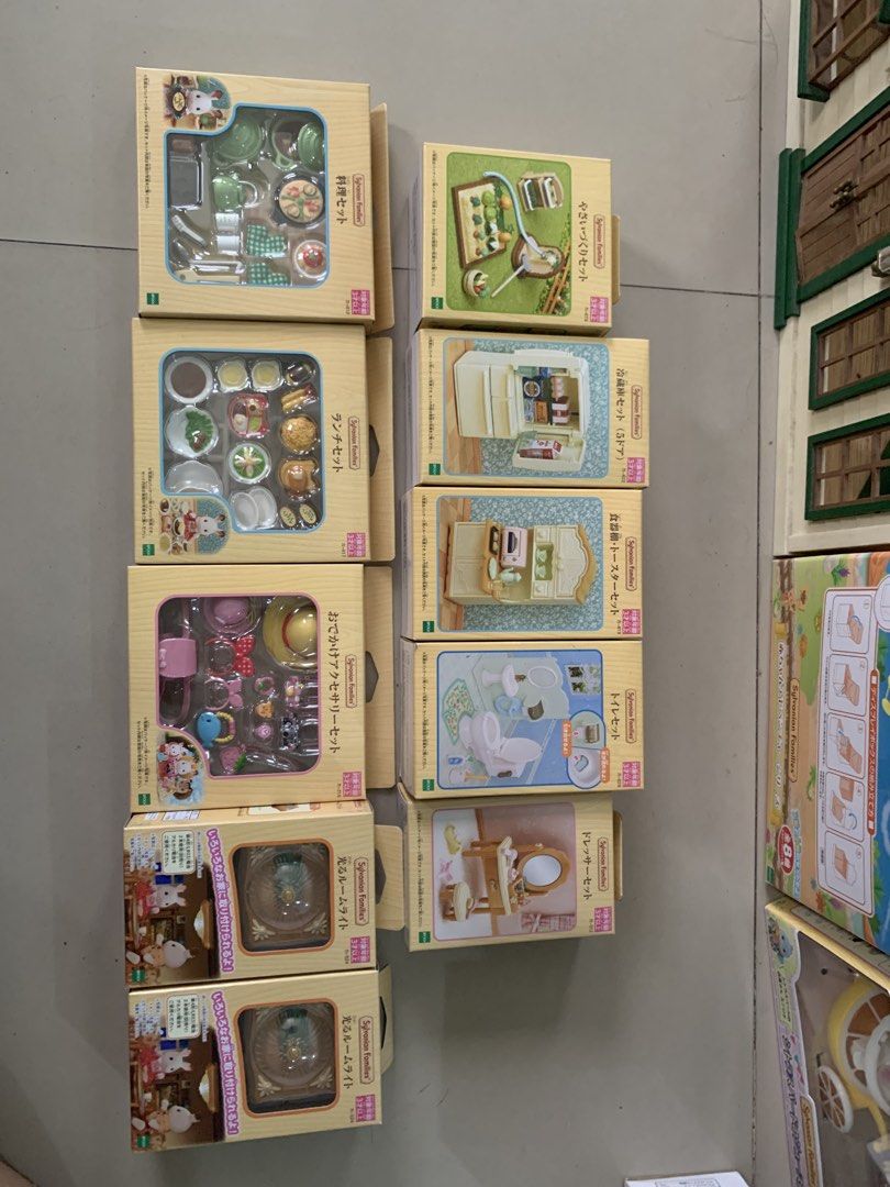 Sylvanian Families Furniture and Accessories Sets (Category: Kids Toys) located in Manila. Submitted by chaypam71 (Listing ID 1439112534, Image 2). Description: Sylvanian Families Authentic Brand New Fr Japan Collectibles Php 480 each set.