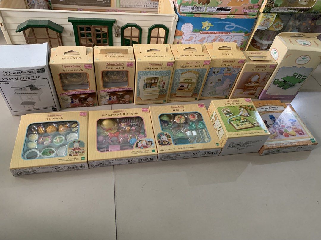 Sylvanian Families Furniture and Accessories Sets (Category: Kids Toys) located in Manila. Submitted by chaypam71 (Listing ID 1439112534, Image 1). Description: Sylvanian Families Authentic Brand New Fr Japan Collectibles Php 480 each set.