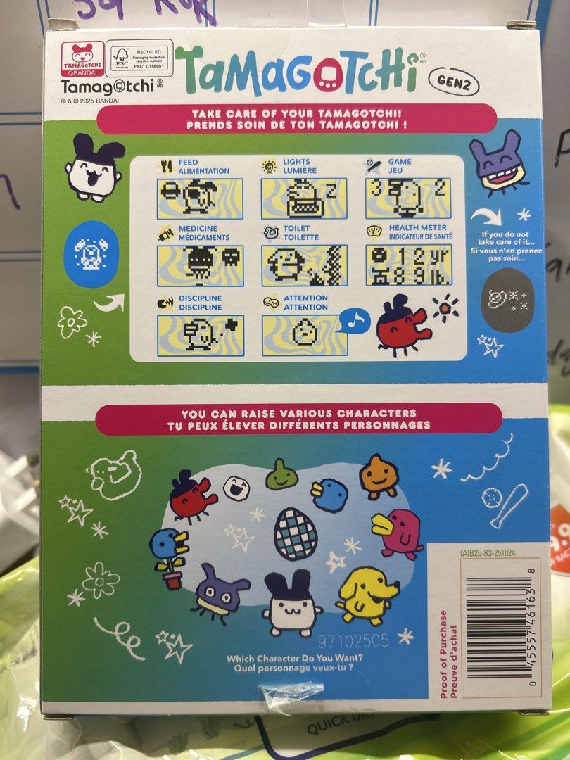 Tamagotchi Gen2 Virtual Pet - Brand New (Category: Interactive Toys) located in Singapore. Submitted by hclc_ (Listing ID 1439218832, Image 2). Description: - Brand new, unopened Tamagotchi Gen2 - Experience the original virtual pet gameplay - Features various characters to raise - Perfect for collectors and nostalgic fun - Batteries included.