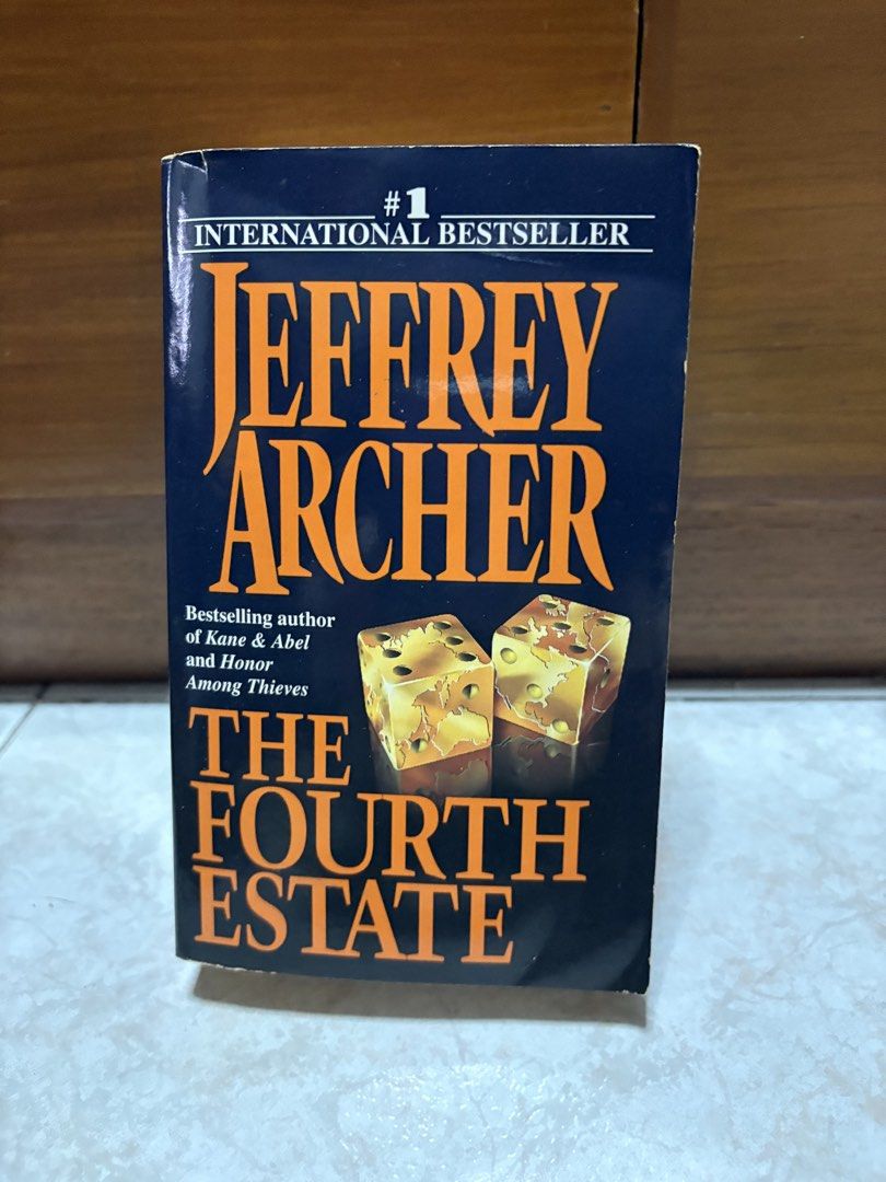 The Fourth Estate by Jeffrey Archer (Category: Storybooks) located in Malabon City. Submitted by jinisells (Listing ID 1439224498, Image 1). Description: .