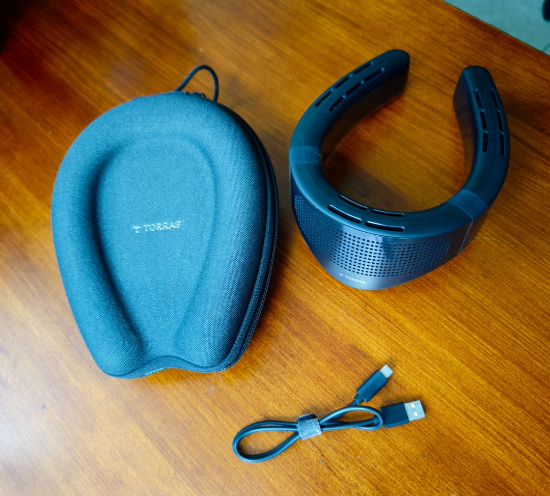 TORRAS COOLiFY Cyber Neck Air Conditioner / Cooling Neck Fan, Mobile ...