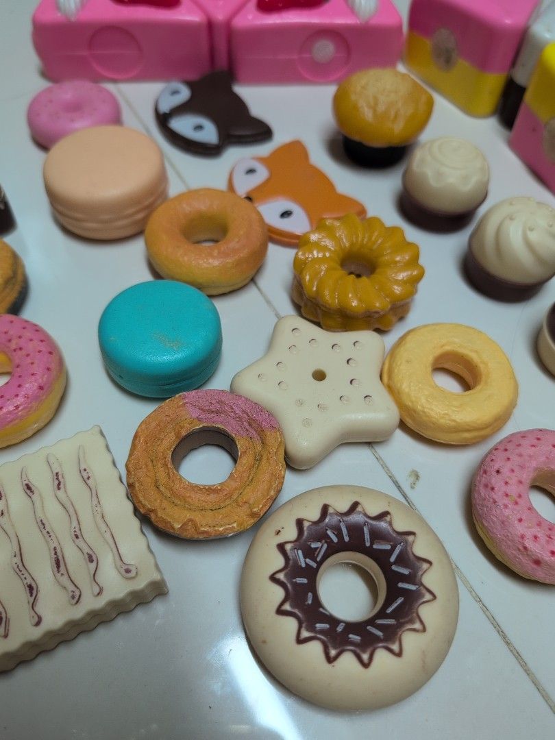 Toy Food Set - Assorted Desserts (Category: Kids Toys) located in Quezon City. Submitted by .dwlliziu0 (Listing ID 1439111613, Image 2). Description: - Toy dessert set with donuts, cakes, macarons, and other treats. - Perfect for imaginative play and pretend tea parties. - Features various shapes and colors. - Helps develop creativity and social skills..