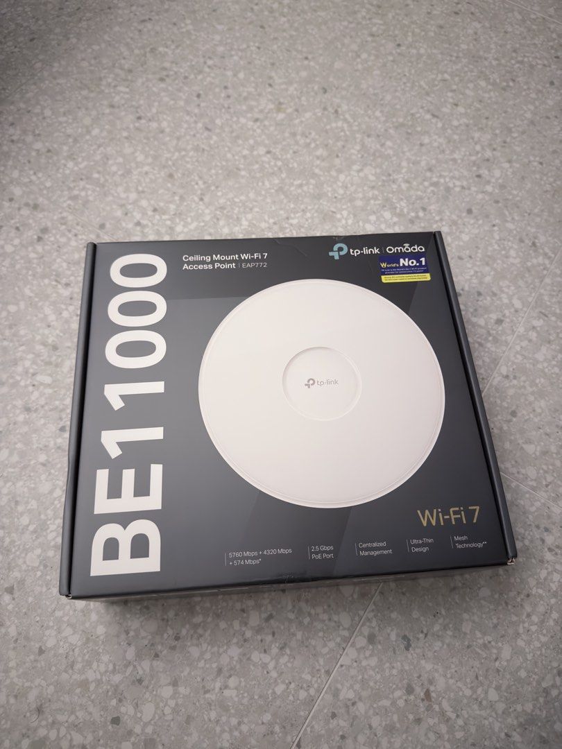 TP-Link Omada BE11000 Wi-Fi 7 Ceiling Mount Access Point460839610714705920