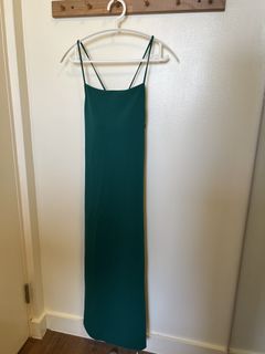 green dress what colour accessories DÔEN Amari Dress -- Emerald - Size