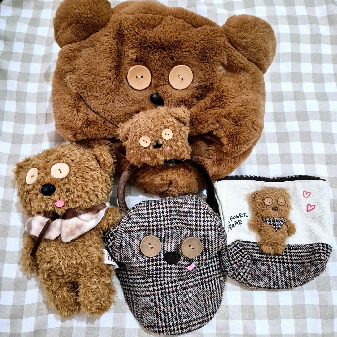 TAKE ALL 5pcs Universal Studios Japan Tim Bear (Category: Vintage Collectibles) located in Lapu Lapu. Submitted by snuggleplushph (Listing ID 1439146212, Image 1). Description: .