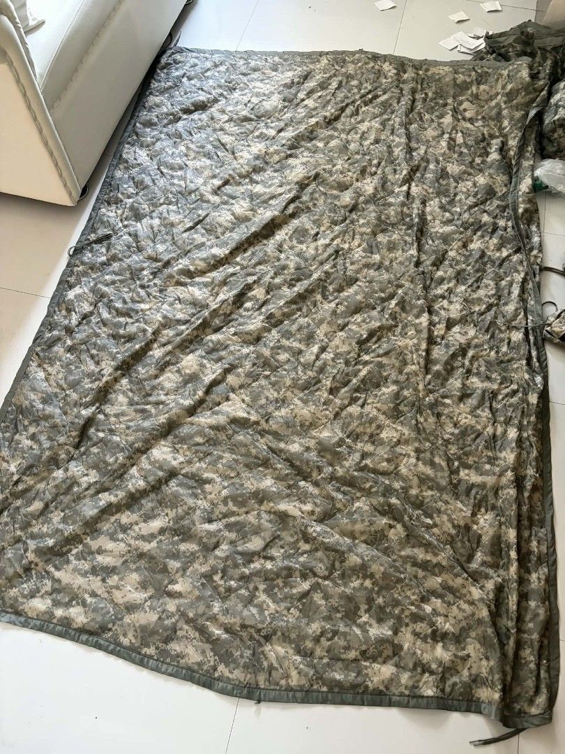 USGI poncho liner blanket "woobie" (Category: Hiking & Camping) located in Dasmarinas. Submitted by pequod (Listing ID 1439231377, Image 3). Description: check my profile to see my other items USGI Poncho liner blanket "Woobie" ₱2,000 Quantity:12 MOP: GCash & BPI MOD: Flash Express, LBC, & Lalamove .