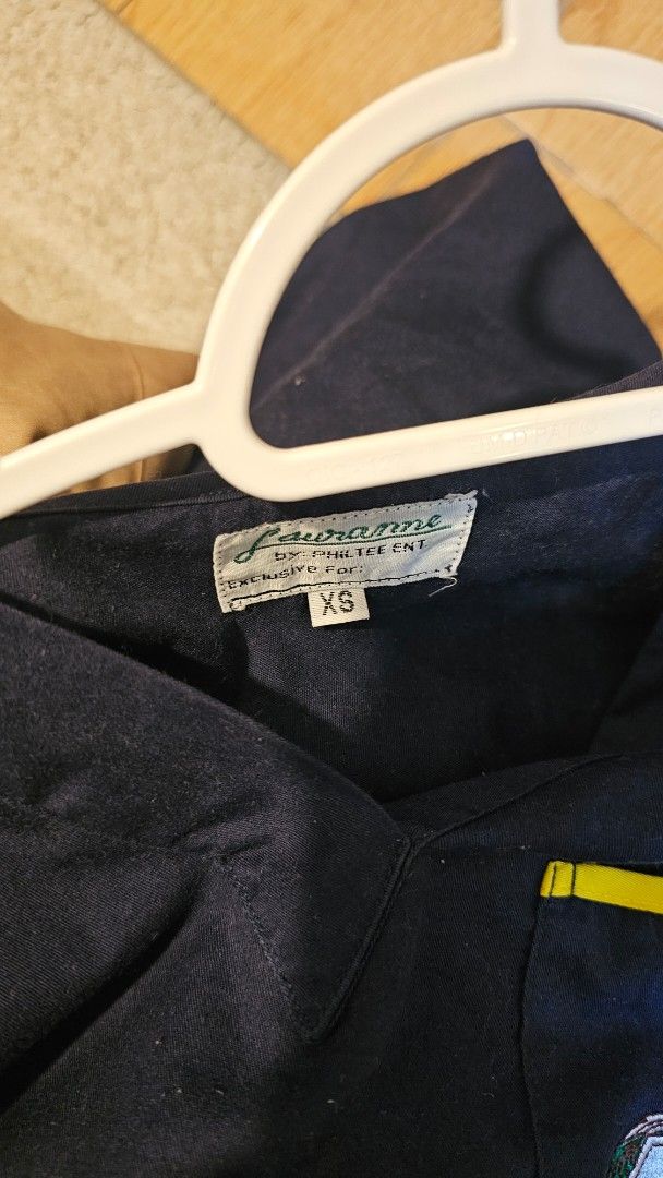 UST Medicine Type B - XS Uniform Top (Category: Sets or Coordinates) located in Manila. Submitted by centaremane (Listing ID 1439180353, Image 2). Description: - Navy blue uniform top - Size: XS - Design: V-neck, short sleeves - ust med.
