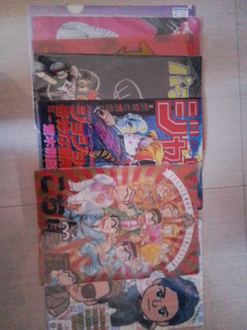 Vintage Japanese folders (Take all) (Category: Comics & Manga) located in Manila. Submitted by sakinto (Listing ID 1439110965, Image 1). Description: take all brandnew folders with plastics.