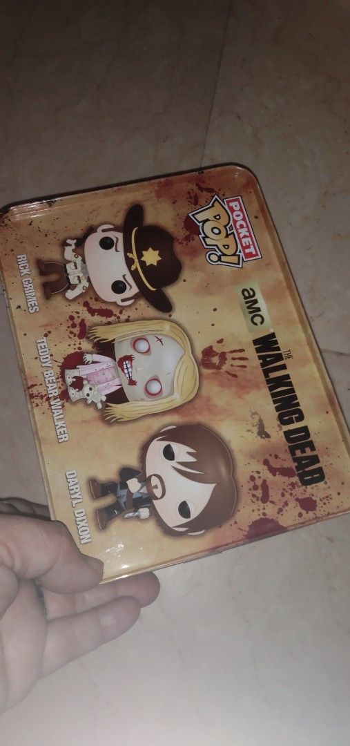 Walking dead figures in tin can (Category: Figurines & Statues) located in Quezon City. Submitted by eidorableshop (Listing ID 1439093499, Image 3). Description: .