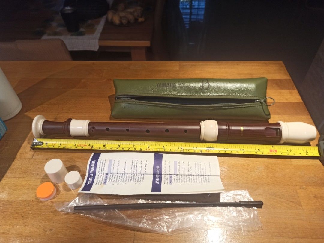 Yamaha YRA312B II Soprano Recorder (Category: Musical Instruments) located in Caloocan City. Submitted by rtarellano (Listing ID 1439250680, Image 3). Description: - Location North Caloocan city - Yamaha YRA312B II soprano recorder - Brown and white color - Includes original green case with zipper - Comes with cleaning rod and other accessories - Complete and ready to play.