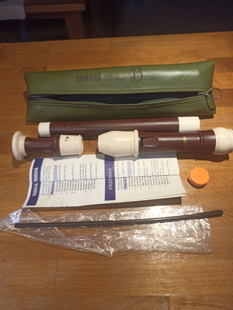 Yamaha YRA312B II Soprano Recorder (Category: Musical Instruments) located in Caloocan City. Submitted by rtarellano (Listing ID 1439250680, Image 2). Description: - Location North Caloocan city - Yamaha YRA312B II soprano recorder - Brown and white color - Includes original green case with zipper - Comes with cleaning rod and other accessories - Complete and ready to play.