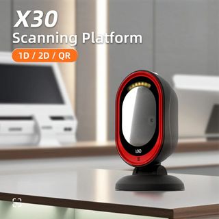 2D Barcode Scanner Omnidirectional 1D 2D QR Code Desktop Hands-Free Wired USB Platform Barcode Reader for Supermarket Store Payment465738481491650560